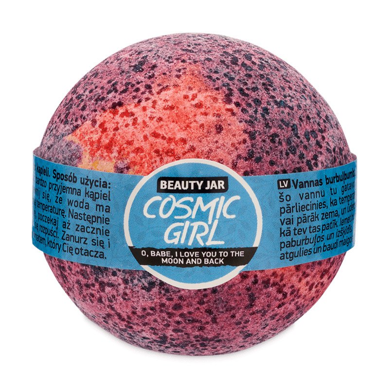 Бомбочка для ванни Beauty Jar Cosmic Girl з олією солодкого мигдалю, 150 г
