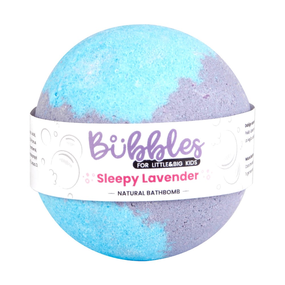 Дитяча бомбочка для ванни Beauty Jar Bubbles Sleepy Lavender, 120 г